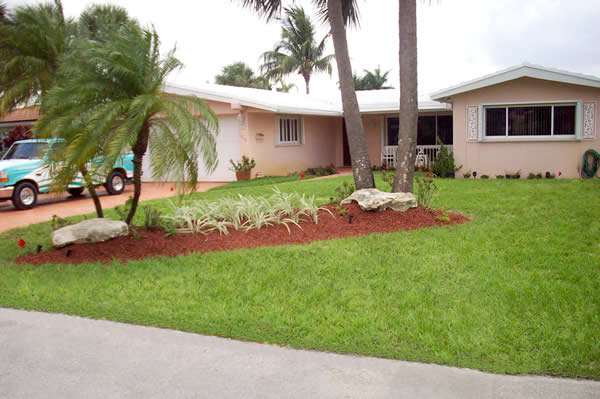 front yard mound