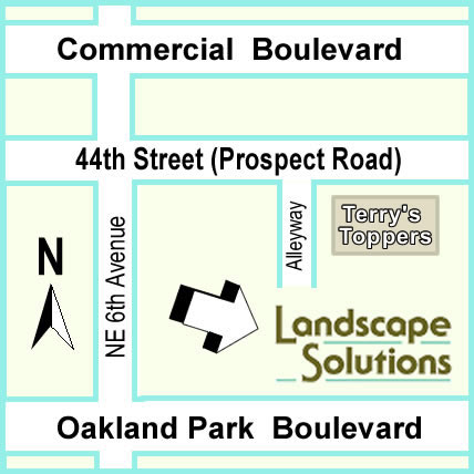 location map for landscape solutions 