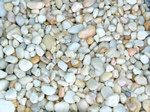 1/2 inch white river rock