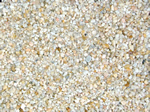 1/2 inch river rock white